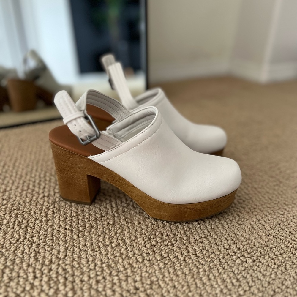 White Platform Clog - image 1